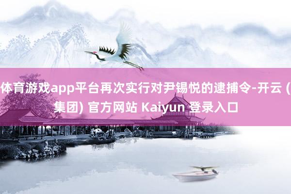 体育游戏app平台再次实行对尹锡悦的逮捕令-开云 (集团) 