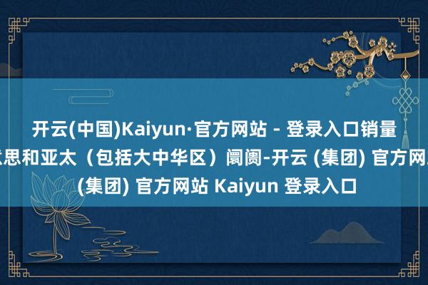 开云(中国)Kaiyun·官方网站 - 登录入口销量退换主要触及北好意思和亚太（包括大中华区）阛阓-开云 (集团) 官方网站 Kaiyun 登录入口