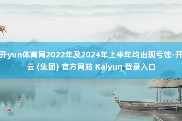 开yun体育网2022年及2024年上半年均出现亏蚀-开云 (集团) 官方网站 Kaiyun 登录入口