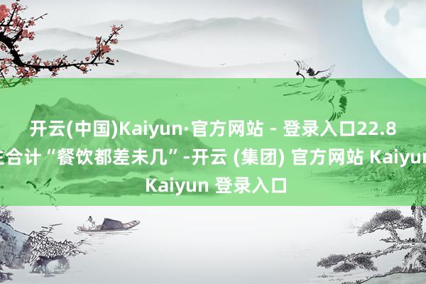 开云(中国)Kaiyun·官方网站 - 登录入口22.8%的